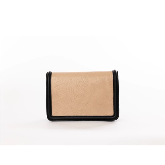 NWT Chic Beige and Black Crossbody Bag - Picture 5 of 5